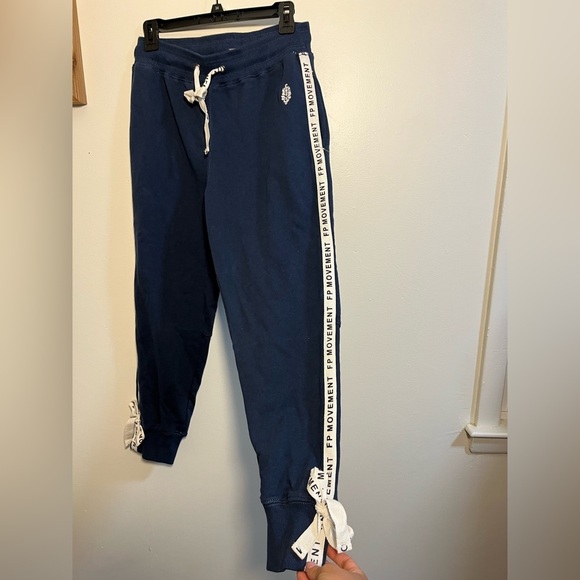 Free People  Navy Blue Joggers - Picture 7 of 7